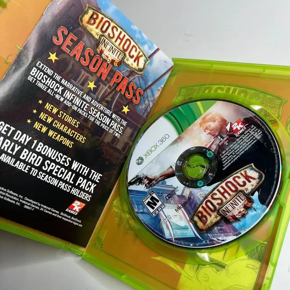 BioShock Infinite‎ (Microsoft Xbox 360, 2013) Complete CIB Tested 2K Games